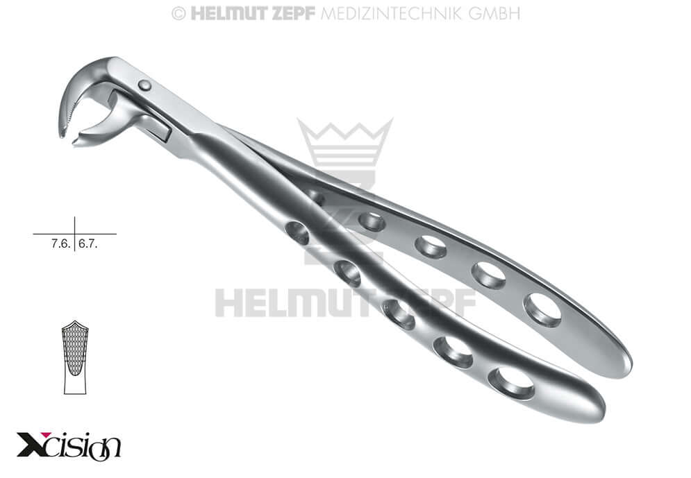 English Pattern Extraction Forceps No. 73