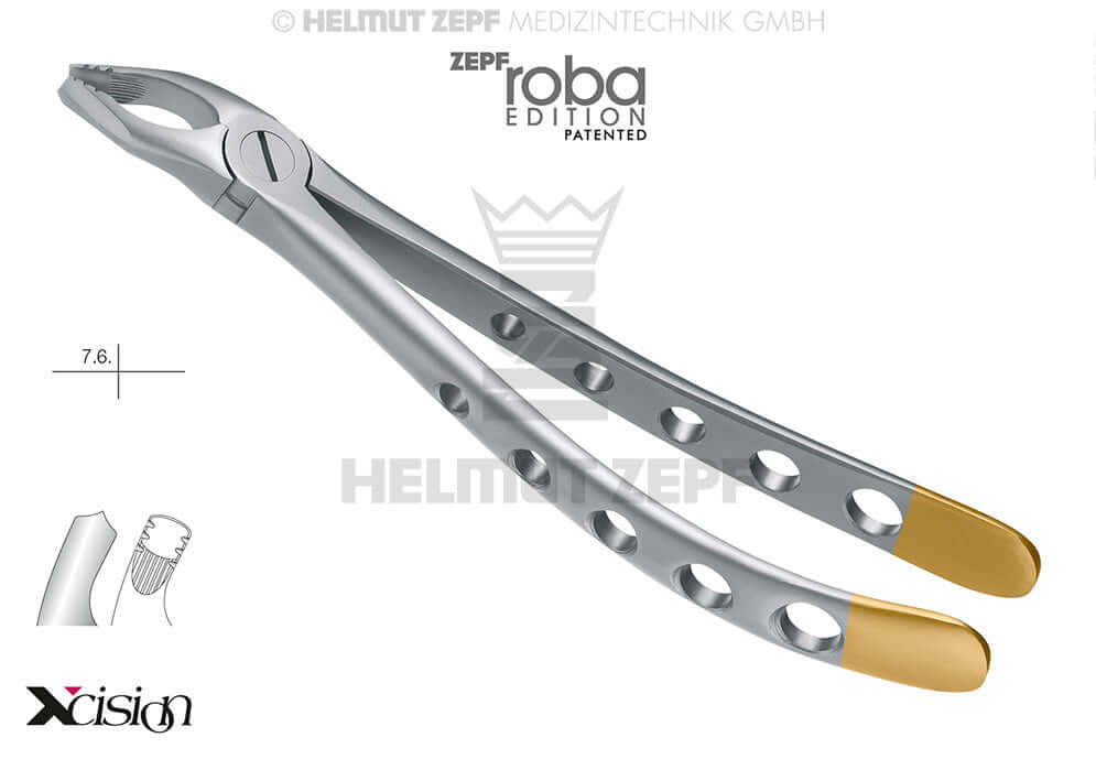 English Pattern Extraction Forceps No. 17