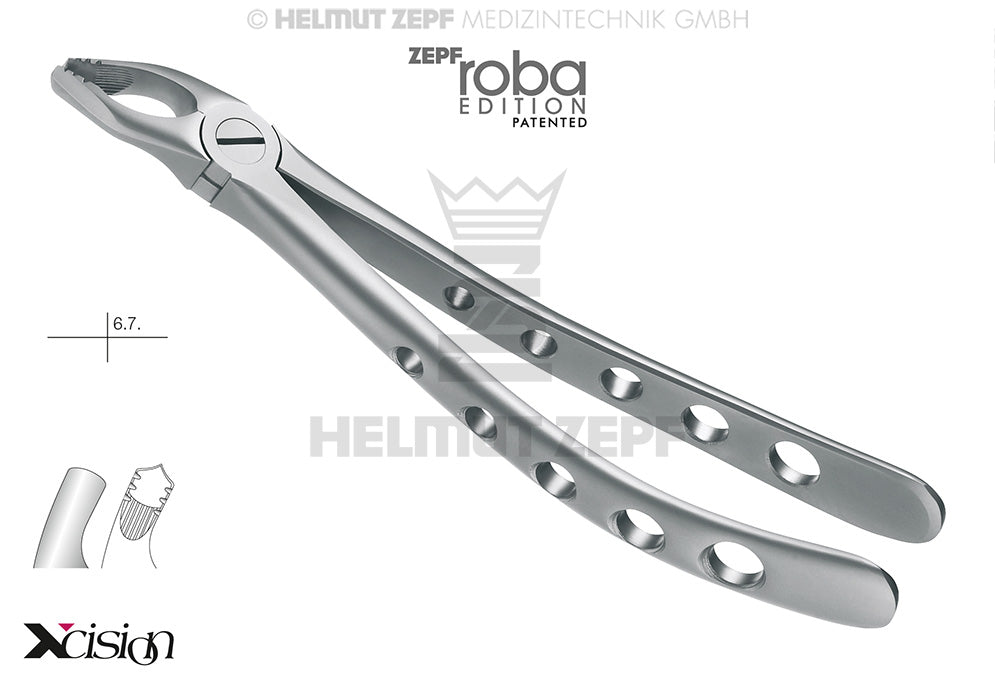 English Pattern Extraction Forceps No. 18