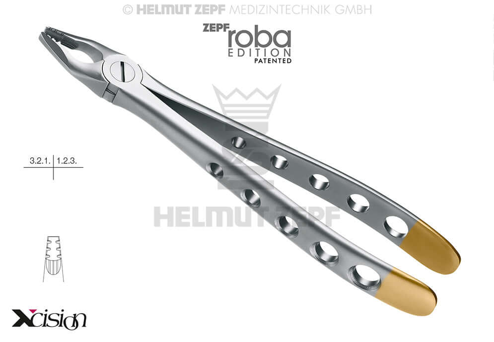 English Pattern Extraction Forceps No. 34