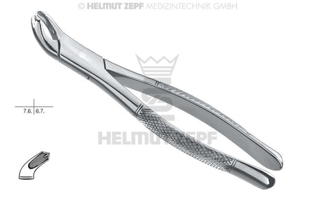 American Pattern Extraction Forceps #17 by Helmut Zepf, made in Germany