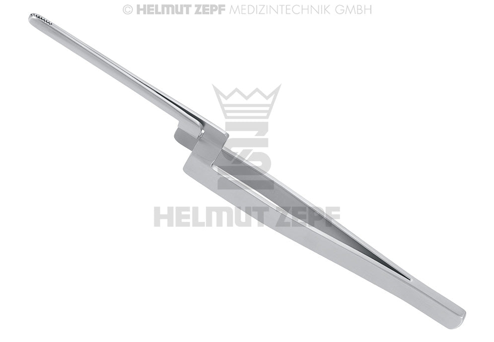 Stainless Steel Articulating Paper Forcep with angled beak for precise occlusal paper placement in dental procedures