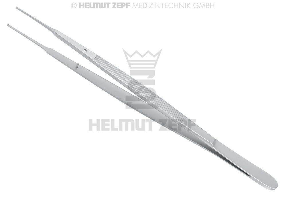 Stainless Steel Tissue Forcep by Helmut Zepf for Precise Surgical Grasping and Soft Tissue Manipulation