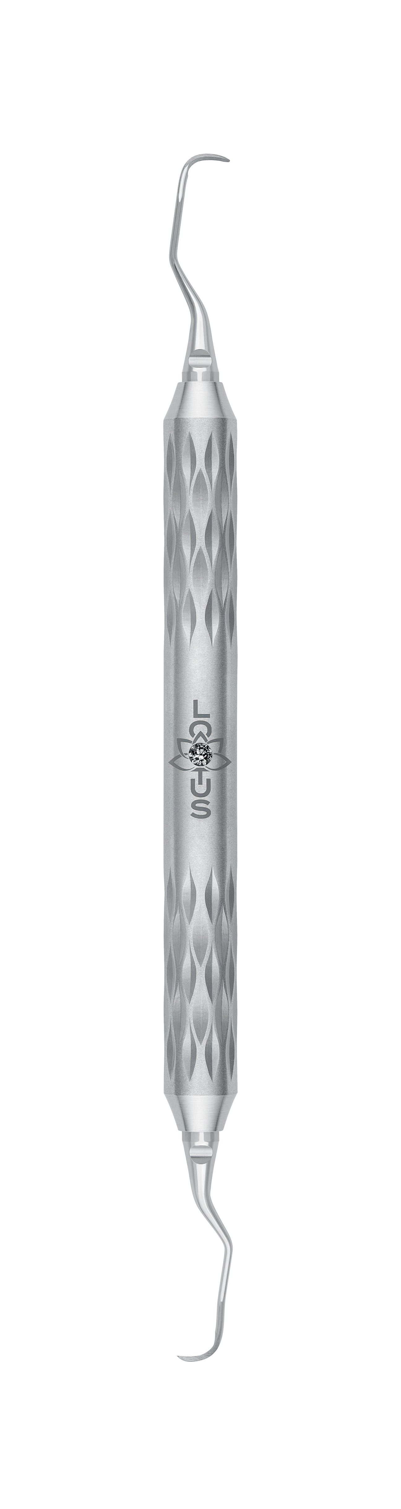 Gracey Curette dental instrument for subgingival scaling and root planing in periodontal therapy