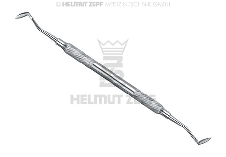 Double-ended stainless steel Gingivectomy Knife with textured handle for precise periodontal tissue incisions