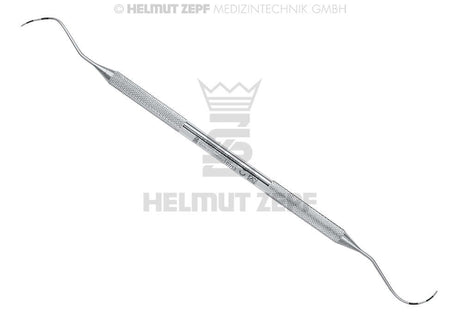 Furcation Probes double-ended stainless steel periodontal instrument for bone loss assessment by Helmut Zepf