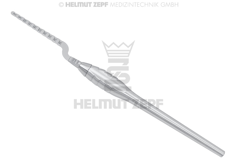 Periodontometer Kahn Probe for precise gingival graft measurement and keratinized tissue width assessment