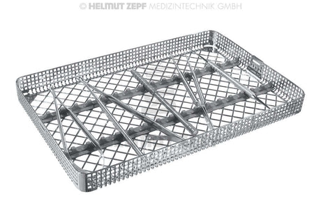 Dental Soft Tissue Micro Instrument Basic Set sterilization tray by Helmut Zepf for microsurgical dental tools