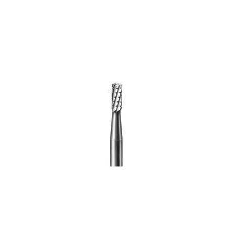 Busch 556 Dental Burs - Carbide cylindrical bur with crosscut design for precise dental cutting