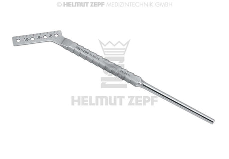 Helmut Zepf precision Dental Drill Template tool with measurement scale for accurate dental drilling positions