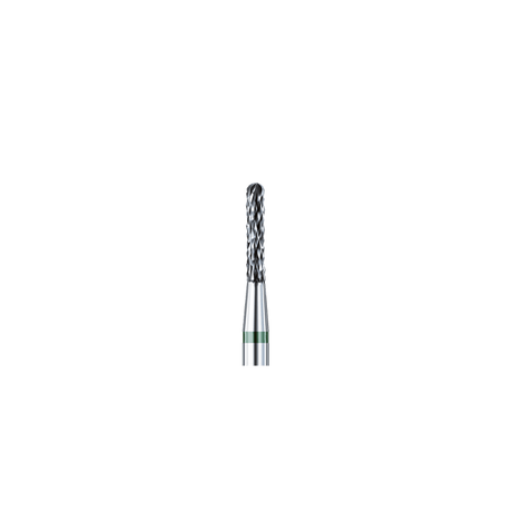 Busch crown separation burs rotary instrument with green band for precise dental crown sectioning and atraumatic removal