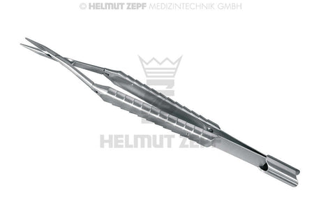 Helmut Zepf micro needle holder for periodontal microsurgery and implantology, precision stainless steel surgical instrument