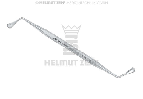 Helmut Zepf tissue expander brush double-ended stainless steel instrument for reconstructive procedure maintenance