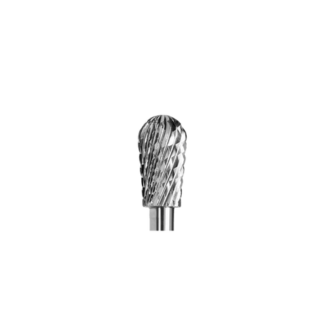 Busch Dental Lab Bur - Plastics Technology carbide egg-shaped bur for acrylic and denture base trimming