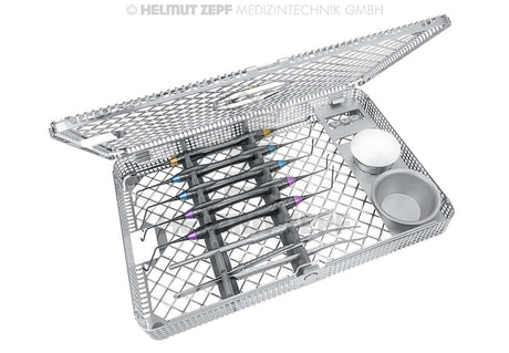 Dr. Zeltner subperiostal recession coverage SRC surgical instrument kit in sterilization cassette by Helmut Zepf
