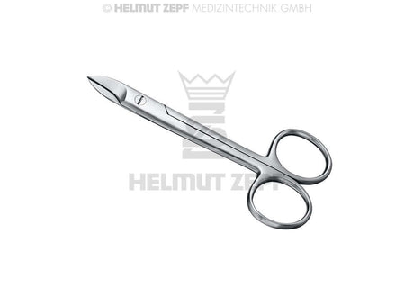 Crown and Bridge Scissors by Helmut Zepf – German-engineered precision dental scissors for trimming and contouring restorations