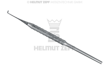 Helmut Zepf adenoid curette with ring knife design for precise ENT adenoid tissue removal in otolaryngological procedures