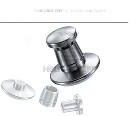 Helmut Zepf Bone Crusher dental surgical instrument with interchangeable components for precise bone management procedures