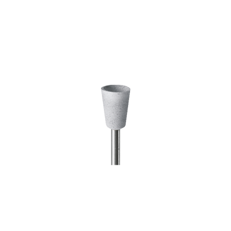 Busch Universal Pre-Polishers cup-shaped abrasive tool on metal shank for smooth metal finishing