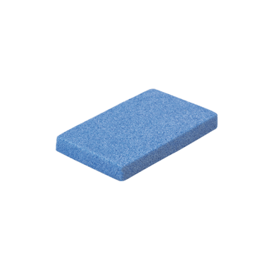 Busch dressing stones for rotary instrument maintenance - blue rectangular abrasive conditioning stone for rotary tools
