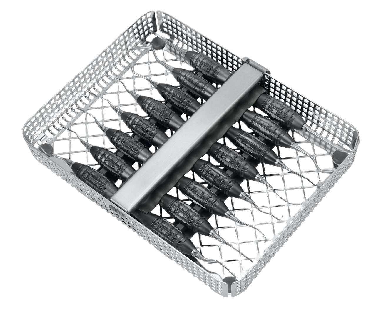 Dental Hygiene Instrument Collection by Helmut Zepf in sterilization tray