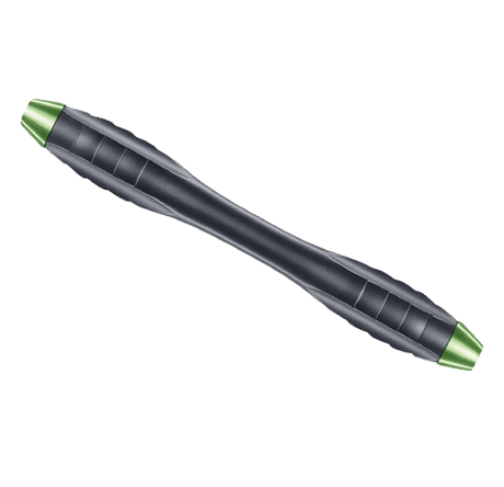 Z-SHAPE Relax QUICKFIX Handle by Helmut Zepf – ergonomic dental instrument handle with green tips for prophylaxis