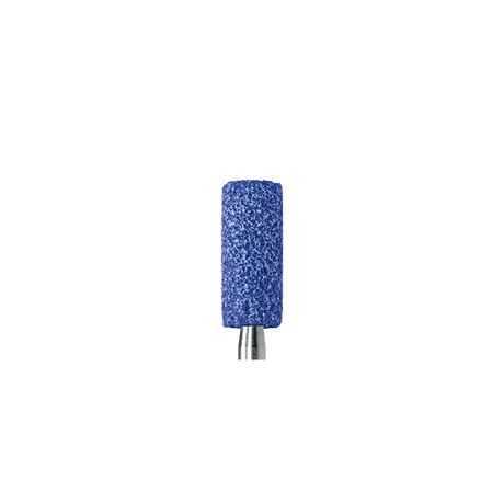 Blue cylinder Dental Lab Abrasives for Hard Metal Alloys by Busch for precise surface finishing