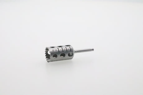 Trephine - Inside Ø 10.0 mm, Sheath 2.35 mm x 30 mm Lg, 19 Teeth Graduation 7/10/13/16 | Helmut Zepf No. 08.910.12