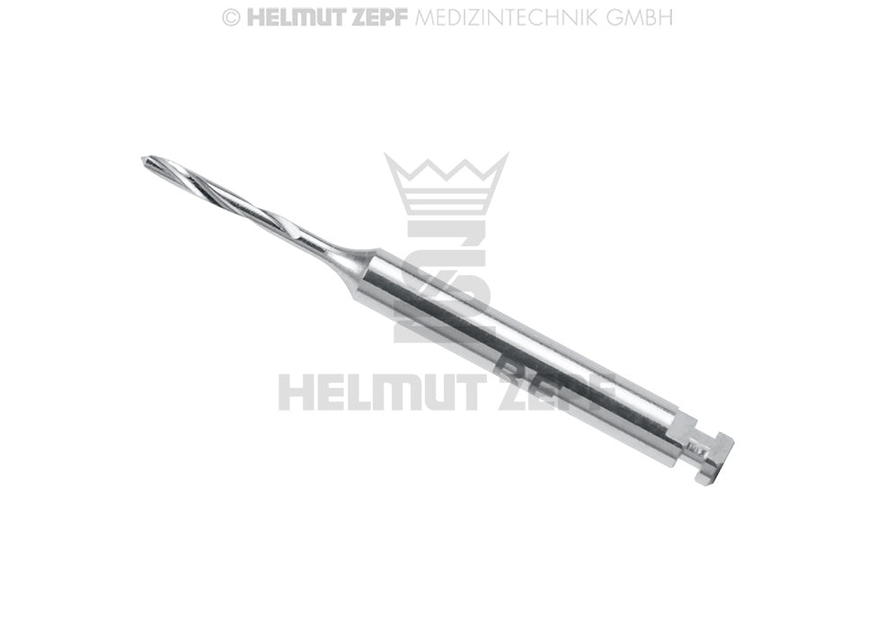 CMF system drill bit 0.8mm dental bur, 7mm drilling depth, RA shank by Helmut Zepf No. 08.523.08