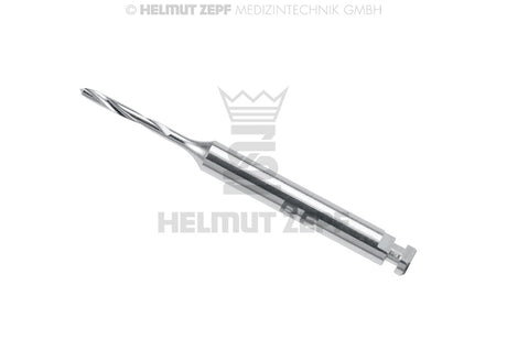 CMF system drill bit 0.8mm dental bur, 7mm drilling depth, RA shank by Helmut Zepf No. 08.523.08