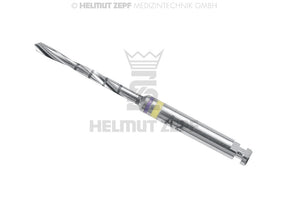 CMF system drill bit 1.3mm dental bur, 12mm drilling depth, RA shank by Helmut Zepf No. 08.523.13