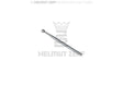 Helmut Zepf diamond round dental bur 1.8mm sinus instrument 018C component for Sinus Instrument Set 24.995.01