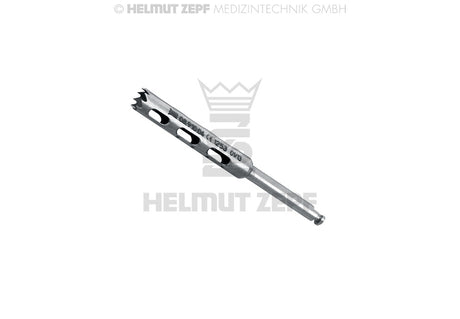 dental trephine 3.3mm surgical instrument Helmut Zepf 9 teeth sheath 2.35mm x 30mm grading 7/10/13/16 No.08.910.04