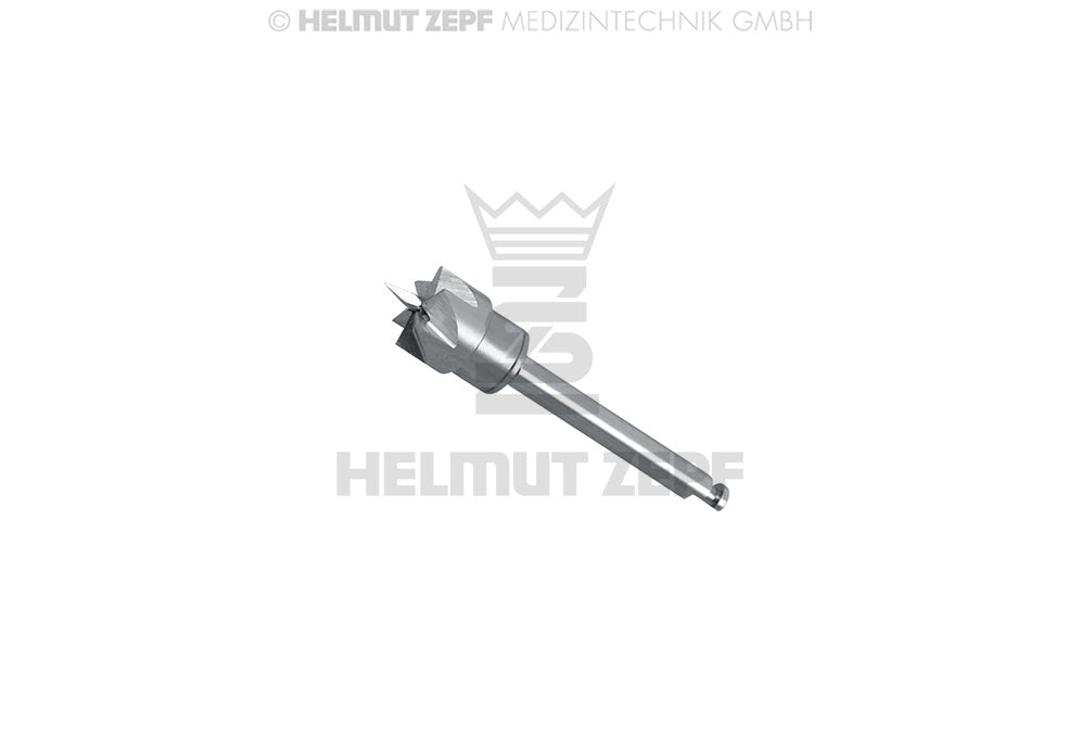 Helmut Zepf trephine plain milling cutter dental bur 6mm with Dental Lock, Ø 6.0 mm, No. 08.910.22