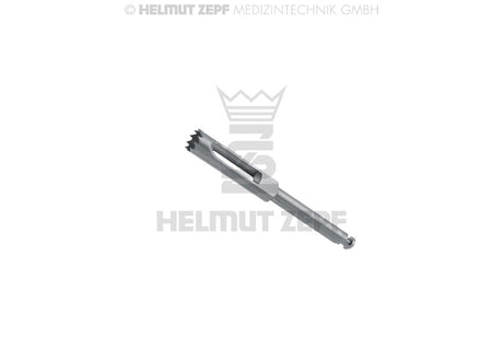 dental trephine 3.0mm short by Helmut Zepf, Inside Ø 3.0mm, 2.35x15mm surgical instrument No. 08.911.30