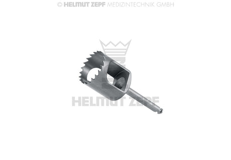 Helmut Zepf dental trephine short 10mm surgical instrument, Inside Ø 10.0mm, 2.35x15mm, No. 08.912.10