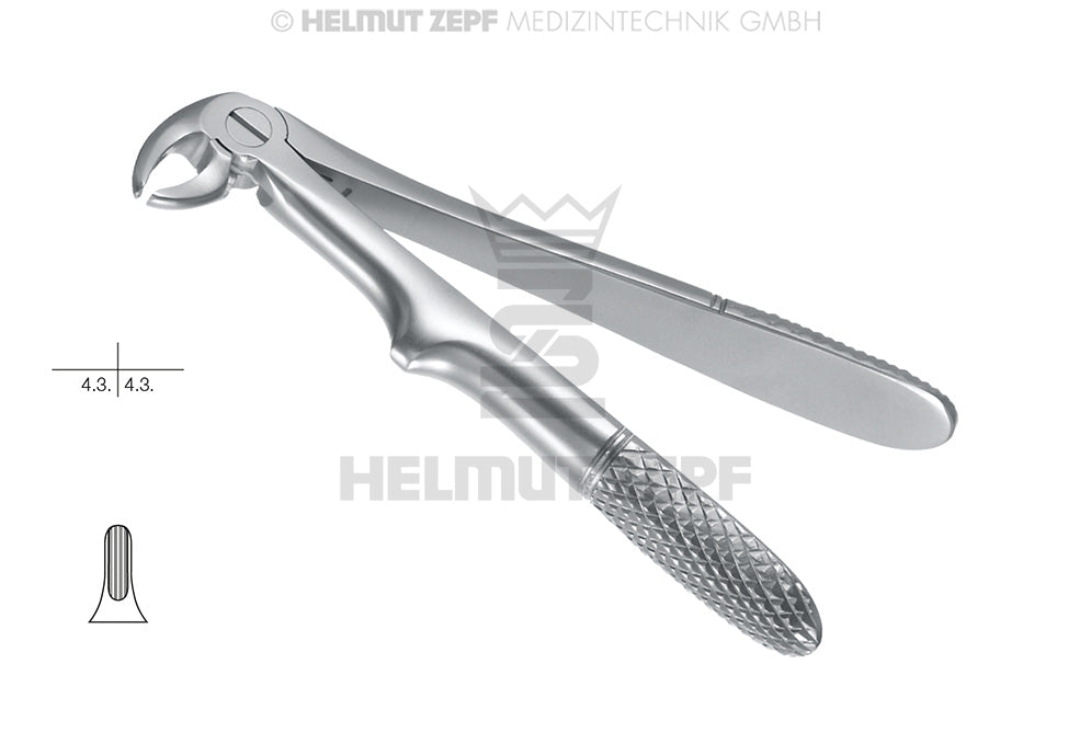 Pediatric Extraction Forceps for Children English Pattern without Spring #13 by Helmut Zepf