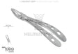 Pediatric extraction forceps English pattern #7 for children Roba Design by Helmut Zepf, stainless steel dental tool