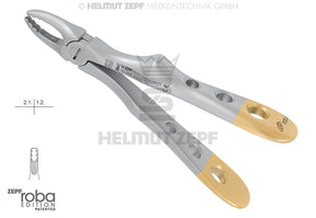 Pediatric Extraction Forceps Diamond Coated #29 English Pattern Children Roba Design by Helmut Zepf