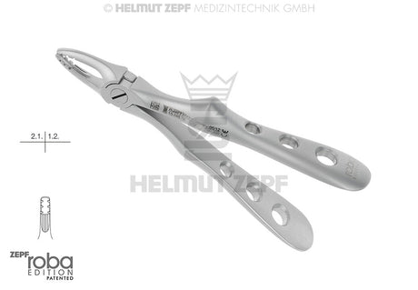 Pediatric Extraction Forceps English Pattern #33 for Children Roba Design by Helmut Zepf, 10.685.33