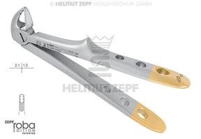 Pediatric Extraction Forceps Diamond Coated English Pattern #33 for Children Roba Design by Helmut Zepf