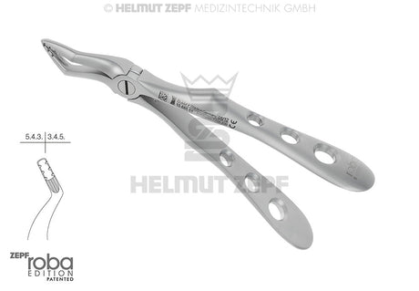 Pediatric extraction forceps English pattern #51 for children, Roba Design by Helmut Zepf