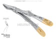 Pediatric extraction forceps english pattern #51 for children, Roba Design, diamond coated by Helmut Zepf