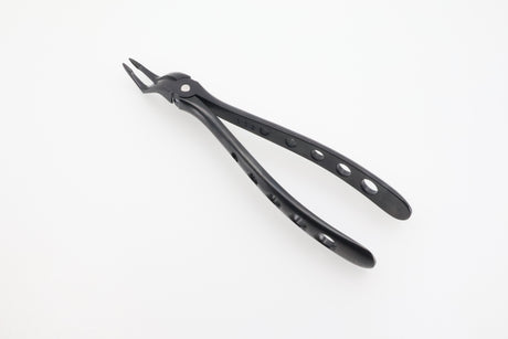 Helmut Zepf #51-Sb upper root extraction forceps serrated edges Xcision-Line Onyx Coating dental instrument