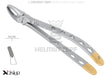 Helmut Zepf diamond coated extraction forceps upper premolars #7 English Pattern Xcision-Line No.12.007.00ZD