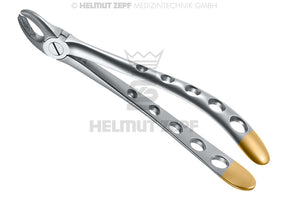 Helmut Zepf diamond coated extraction forceps upper left molars English Pattern #18 Xcision-Line No.12.018.00ZD