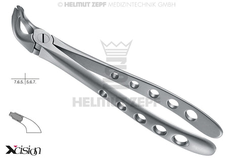 lower premolar extraction forceps English pattern #321 Special Beaks Xcision-Line Helmut Zepf 12.021.90Z