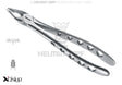 upper incisor canine extraction forceps English pattern #34A special beaks far reaching Xcision-Line Helmut Zepf