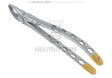 Helmut Zepf diamond coated upper premolar extraction forceps #35 English Pattern Deep Grip Xcision-Line