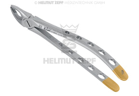 Helmut Zepf diamond coated upper premolar extraction forceps #35 English Pattern Deep Grip Xcision-Line